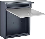 Modern Mailbox Cast Aluminum Post Box Large Wall Mount Parcel Box Security Lock Design Drop Box Vert