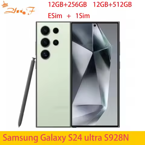 Samsung Galaxy S24 Ultra s24u 5G s928N 108MP 12GB RAM 256GB R0M 200MP 5000mAh 6.8" Snapdragon 8 cell