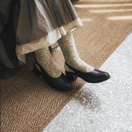 小日職履高跟鞋 _ 黑