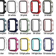 Pji389 BUMPER HARD CASE TEMPERED GLASS APPLE WATCH &lt;&gt;