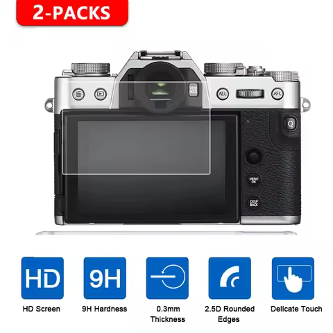 2PCS Tempered Glass For Fujifilm X-T5 XT5 Screen Protector X-T30 X-T20 X-T10 XT100 XF10 X-E3 A1 A2 X