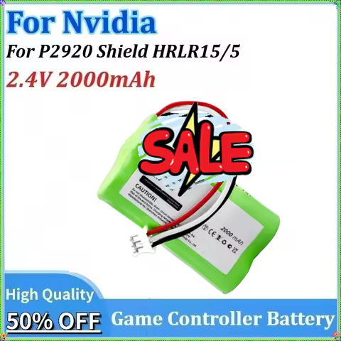 For Nvidia P2920 Shield Game Controller Shield TV Game Controller 2.4V 2000mAh HRLR15/51 4.8Wh Repla