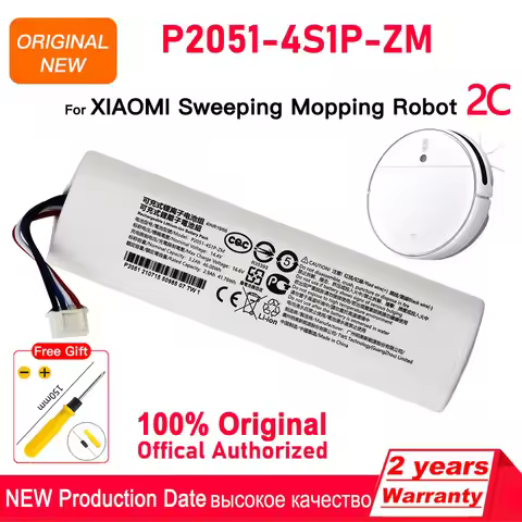 Original 3600mAh Replacement Battery P2051-4S1P-ZM For Xiaomi XIOMI Mijia Mi Sweeping Mopping Robot