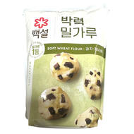 韓國CJ - Flour 韓國CJ白雪牌低筋麵粉 (綠色) 1KG#07860602 Korea Beksul Soft Wheat Flourr#韓國高質麵粉#烘焙#新舊包裝隨機發貨
