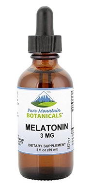 Liquid Melatonin 3mg - Natural Berry Flavored Kosher Melatonin Drops in 2oz Glass Bottle
