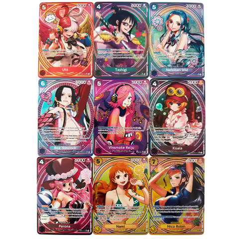 Anime Card One Piece OPCG SP EBO3 English Boa Hancock Uta Vivi Reiju Perona Nami Hobby Collectibles 