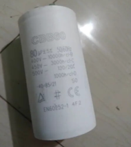 Kapasitor 80uf 450 v CBB60 Capasitor 80 uf 450v Pompa Celup Sumersible