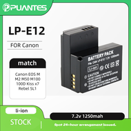 Puantes LP-E12 BATTERY for EOS M50 M200 M100 M2 M10 100D x7M KissX70 x7 canon camera battery