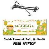 Tas Plastik Snack Hari Raya (ISI 25 PCS ) FREE AMPLOP 17x25 KOSTUM NAMA / FOTO || Plastik Snack Idul
