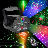 Lampu Disco Laser DJ Remote Control Lighting mobil Lampu Panggung Lampu Disco Laser Ikut Musik senso