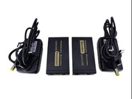 60米單網線VGA延長器(有源) VGA & Audio Extender 60M  60米高清1080P UTP VGA擴展器 帶有3.5mm音訊介面RJ45/Cat5e/6乙太網線 適用於投影儀、