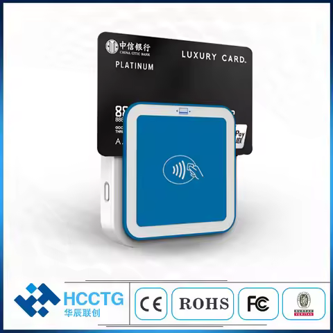 All in One NFC/MSR/IC Chip Card EMV Visa Card Reader, Wireless BT Mobile RFID Card Reader Writer EMV