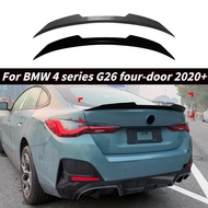 For BMW 4 Series G26 Gran Coupe 2020+ |   PSM Style Rear Trunk Spoiler | Gloss Black ABS Plastic