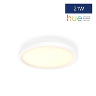 [飛利浦直送 原裝行貨2年保養] 飛利浦 Philips Hue Aurelle 圓形吸頂燈（白色）– 21W 智能 LED 面板燈 Hue White Ambiance 可調光 可調色溫 (不含調光