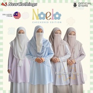 NAELA EDITION - Jersey Muslimah Zahiras Labuh Baju Blouse Jersey Muslimah Plus Size jersey Lengan Pa