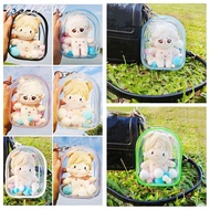 KISSFENY Outdoor Bag, 10cm Doll Multicolor Storage , Toy PVC Doll Accessories Bag Decoration Doll Di