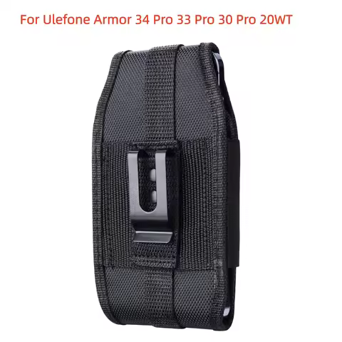 For Ulefone Armor 34 Pro 33 Pro 30 Pro 20WT Phone 6.9inch To 7.3inch Universal Belt Waist Bag Flip C