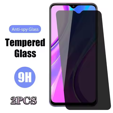 2Pcs Privacy Tempered Glass For Redmi Note 10 Pro 9 S 8 7 T Anti Spy Screen Protector For Redmi Note