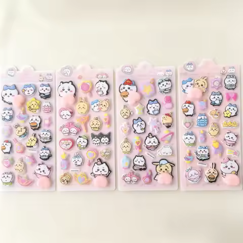 2026 3D Cartoon Pop It Peach Sticker Phone Case Decoration Sticker, Cute Decor for Notebook, Phone C
