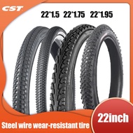 Bicycle Tyre 22inch Steel Wire 22*1.5 1.75 1.95 22*1 3/8 Mountain Bike Tires