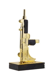 Neighborhood Blowback Uzi Incense Chamber Gold machine gun 線香座