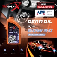 TRIMOLYX Manual Transmission GEAR OIL FLUID 80W90 1L API GL5-LSD Minyak Hitam Gearbox Manual Transmi