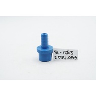 Blue 20mm to 10mm Hose to PVC Pipe Adapter Connector Garden Irrigation PVC Straight Pipe Joint Pipin