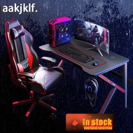 aakjklf.sg RGB e-sports gaming table with lamp electric competition table and chair set home office 