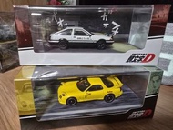 hobby Japan 1:64 頭文字D AE86 & RX7  1/64