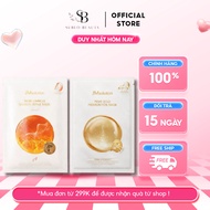 JM Solution mask JM Water Luminous Salmon Repair Special jm Rosinabeauty gold mask