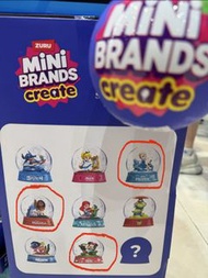 (售/換) ZURU Mini BRANDS create Snow Globes Disney Series 1  迪士尼 雪球 水晶球 米奇 Mickey Mouse 魔海奇緣 Moana 冰雪奇