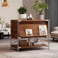 💖Forinome💖Magazine Display Cabinet Sideboard Cabinet Living Room Storage Rack Shelf Kabinet Majalah 
