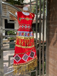 Bộ trang phục dân tộc thái trang phục biểu diễn tây nguyên hoạ tiết dân tộc hmông nùng khmer đa dạng