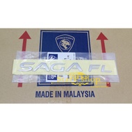 ORIGINAL PROTON SAGA BLM FL REAR BONNET EMBLEM LOGO SAGA FL LOGO MARK