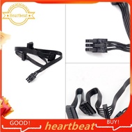 [Hot-Sale] GPU PCI Express 6Pin Male 1 to 3 SATA SSD Power Supply Cable for CORSAIR CX850M CX750M CX