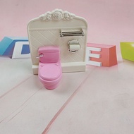 Doll Barbie doll toy accessories Barbie bath wash basin toilet set
