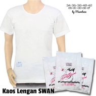 PUTIH Swan Sleeve T-Shirt, Swan Brand White Men's Singlet Shirt, Men's Underwear