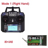FlySky FS-i6 2.4G 6CH AFHDS RC Transmitter With FS-iA6 FS-iA6B Receiver for Airplane Heli UAV Multic