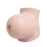 Pregnant Women Silicone Fake Belly 8 to 10 Months Bronze