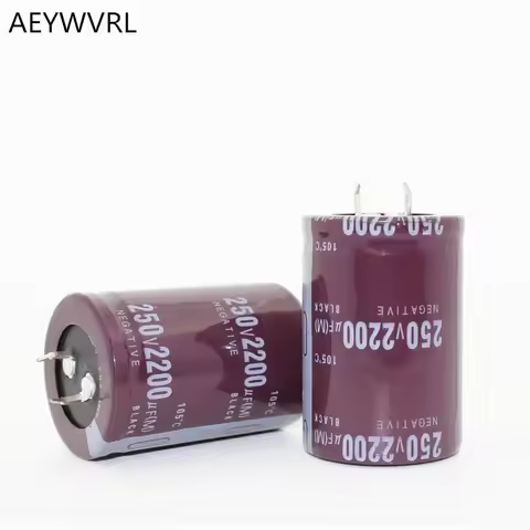 250v2200uf 2200uf 250v Electrolytic Capacitor Radial 35x50mm