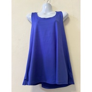 Chest 44 Inches Xl Atlantic Blue Purple Sleeveless Sports Shirt