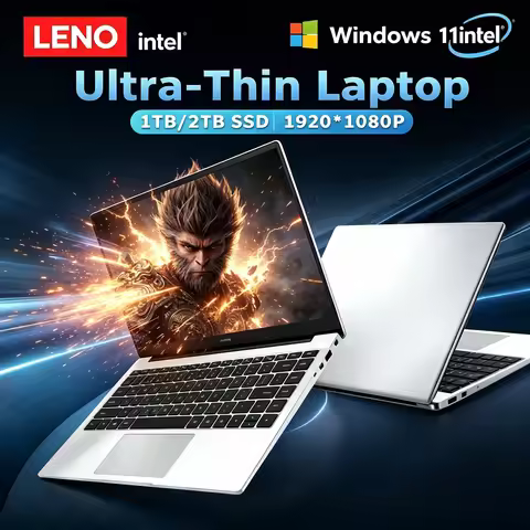 LENO 15.6" Ultra Slim Laptop Intel Core i9-10980HK Windows 11 Pro 16GB DDR4 1TB SSD Portable Gaming