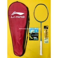 LI-NING WINDSTORM 75 4U5G BADMINTON RACKET (Blue+Red) FREE STRING & GRIP