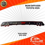 durable Vios Rear Bumper Body Kits Diffuser (2013-2018