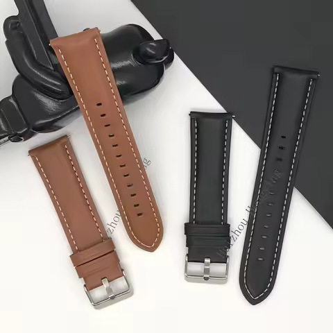 For Samsung Galaxy Watch 3 45mm Strap 22mm PU Leatherr Bracelet Watchbands Wristband For Galaxy Watc