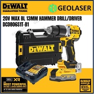 DeWALT 20V Max BL DCD806S1T 13mm Hammer Drill Kit with 1x PowerStack 3.5ah | 90Nm | Anti-Kickback