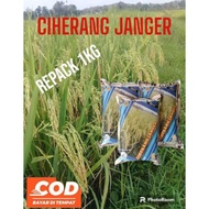 Promo...!!! Benih padi Ciherang janger kemasan repack 1kg Murah