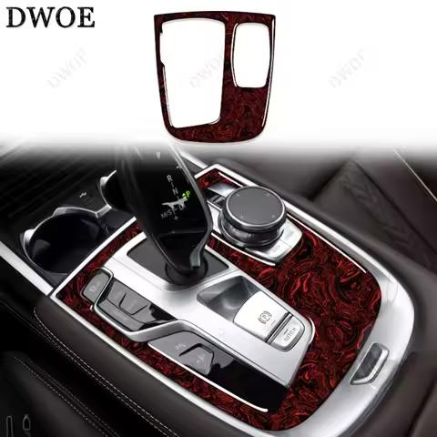 Car special carbon fiber interior accessories Gear panel for BMW 7 Series G11 G12 2016-up Modificati
