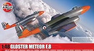 Airfix Model Airplane Kit Gift Set - A09182A Gloster Meteor F.8, Plastic Plane Model Kits for Adults