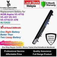 ACER Laptop Battery AL12A32 2600mAh for ACER Aspire V5-471G V5-431 E1-470 E1-530 V5-572G V5-470G E1-